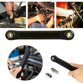Extension Wrench Multi-function Portable Automotive Tools Screw Nut Wrench with Two Adapters Convenient Handhold Tool Wrench
Extension Wrench Multi-function Portable Automotive Tools Screw Nut Wrench with Two Adapters Convenient Handhold Tool Wrench