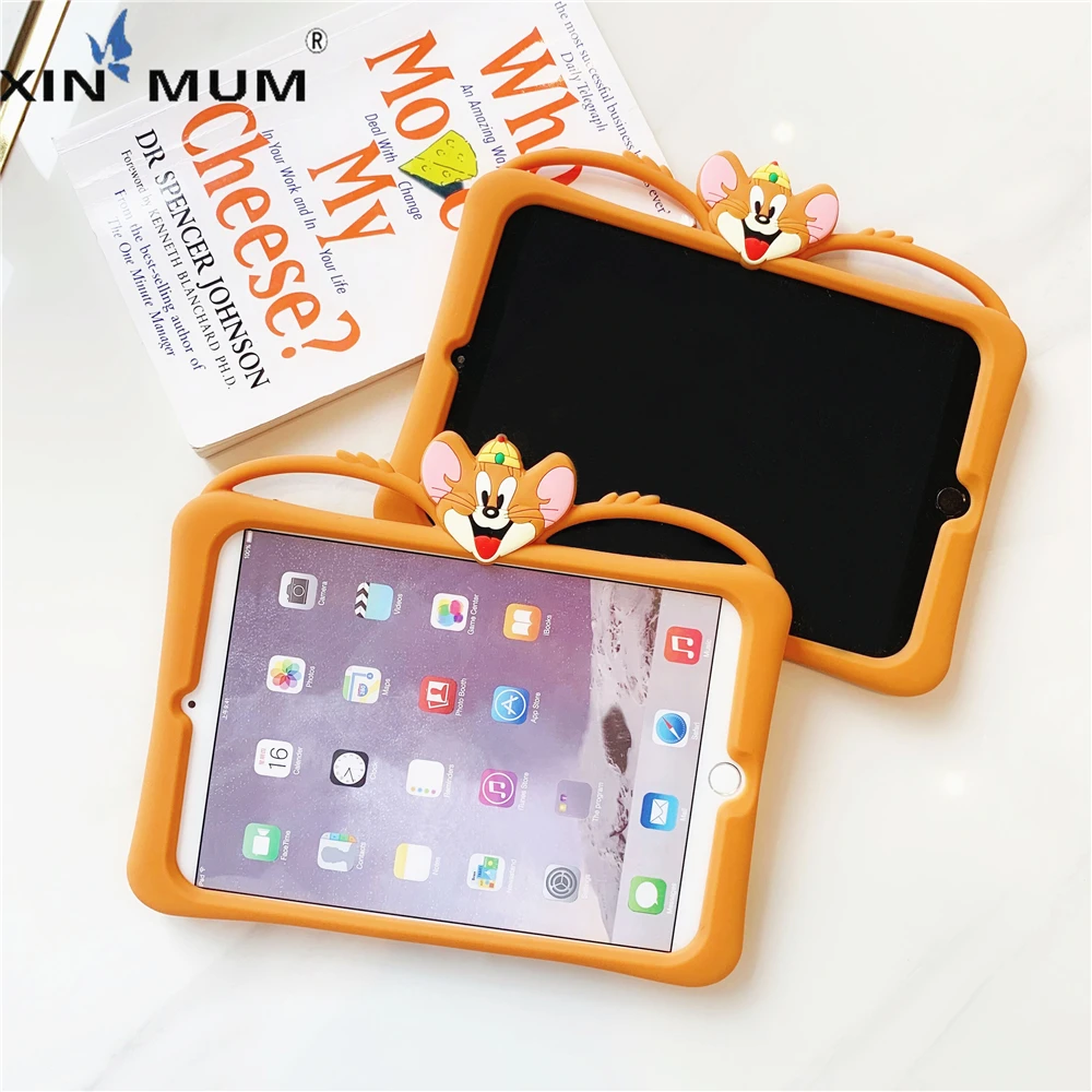 Tom Jerry Case for iPad 9.7 inch 2018 2017 Air 2 1 iPad6 iPad Air 3 10.5 10.2 Cartoon Cute Silicon Stand Cover Kids Handle Gift
Tom Jerry Case for iPad 9.7 inch 2018 2017 Air 2 1 iPad6 iPad Air 3 10.5 10.2 Cartoon Cute Silicon Stand Cover Kids Handle Gift
