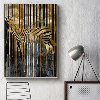 Abstract Golden Zebra Poster Nordic Style Canvas Painting Posters Pictures for Living Room Bedroom Decor Unframed
Abstract Golden Zebra Poster Nordic Style Canvas Painting Posters Pictures for Living Room Bedroom Decor Unframed