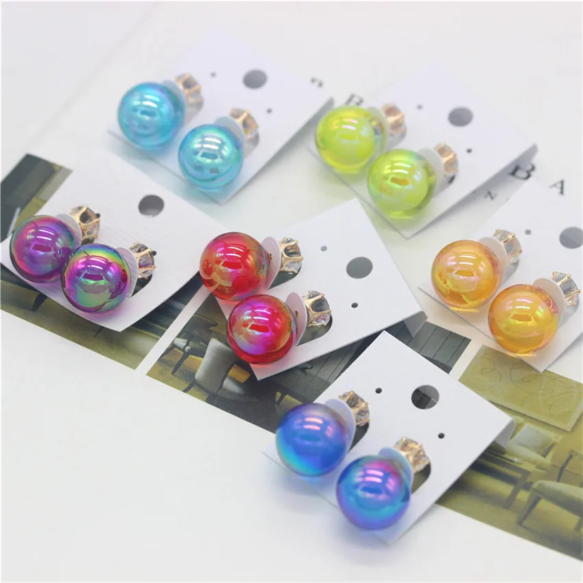 Fashion Jewelry Double Ball CrownStud Earring Gold Color Cheap Crystal Cute Ladies Earrings Best Cute Gift For Woman Wholesale
Fashion Jewelry Double Ball CrownStud Earring Gold Color Cheap Crystal Cute Ladies Earrings Best Cute Gift For Woman Wholesale