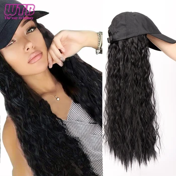 WTB Long Corn Curly Black Synthetic Wigs Hip Hop Black Baseball Cap Wigs Hair Extensions for Women
WTB Long Corn Curly Black Synthetic Wigs Hip Hop Black Baseball Cap Wigs Hair Extensions for Women