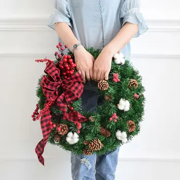 Christmas Garlands Hanging Wreath Door Shop Home Window Christmas Decoration 
Christmas Garlands Hanging Wreath Door Shop Home Window Christmas Decoration