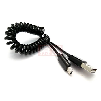 USB 2.0 to Mini USB Cables Mini USB Coiled Spiral Spring Data Charging Adapter Cable 50cm/0.5m 200cm/2m
USB 2.0 to Mini USB Cables Mini USB Coiled Spiral Spring Data Charging Adapter Cable 50cm/0.5m 200cm/2m