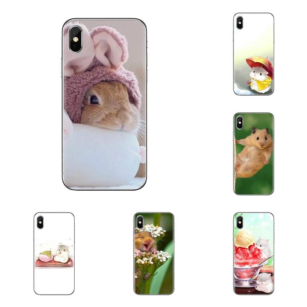 Rabbit mouse Hamster For Samsung Galaxy S3 S4 S5 Mini S6 S7 Edge S8 S9 S10 Plus Note 3 4 5 8 9 Transparent Soft Shell Covers | Мобильные