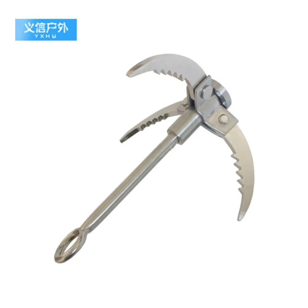 Climbing grappling hook Three Paws hooks carabiner Outdoor Camping Exploring Climbing Sawtooth Anchor
Climbing grappling hook Three Paws hooks carabiner Outdoor Camping Exploring Climbing Sawtooth Anchor