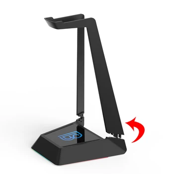 For Bluetooth Headphone Gaming Headset Holder with RGB running back lighting for Headphone
For Bluetooth Headphone Gaming Headset Holder with RGB running back lighting for Headphone