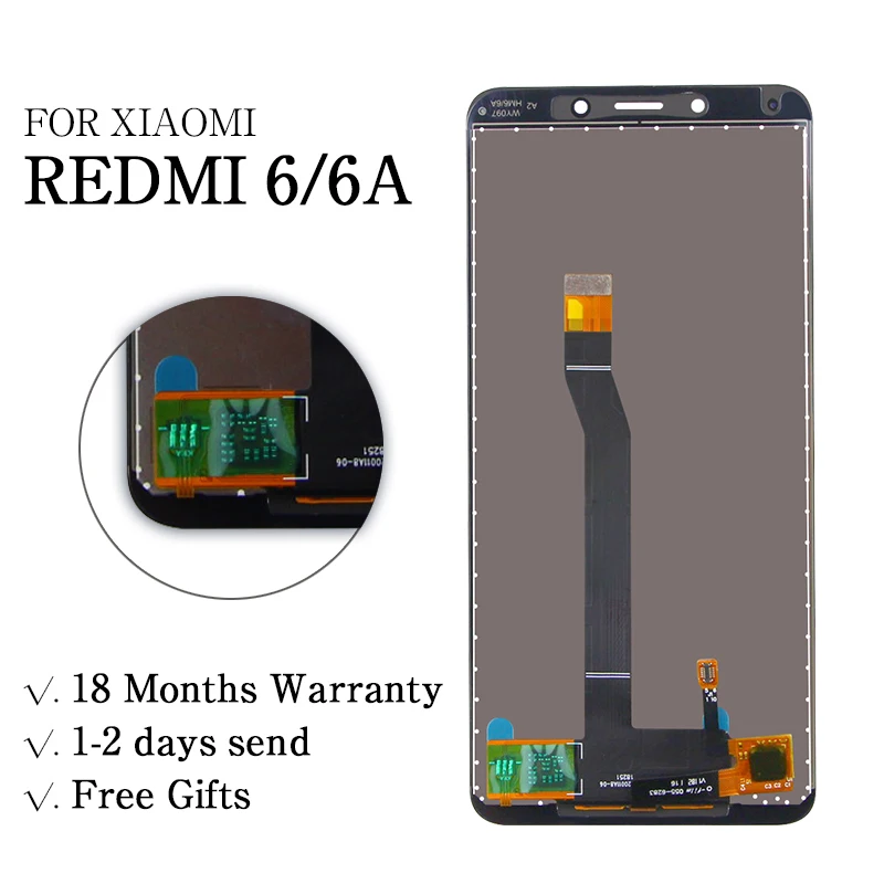 5.45" AAA Quality IPS LCD+Frame For Xiaomi Redmi 6 LCD Display Screen Replacement For Redmi 6A LCD Assembly 1440*720 Resolution
5.45" AAA Quality IPS LCD+Frame For Xiaomi Redmi 6 LCD Display Screen Replacement For Redmi 6A LCD Assembly 1440*720 Resolution