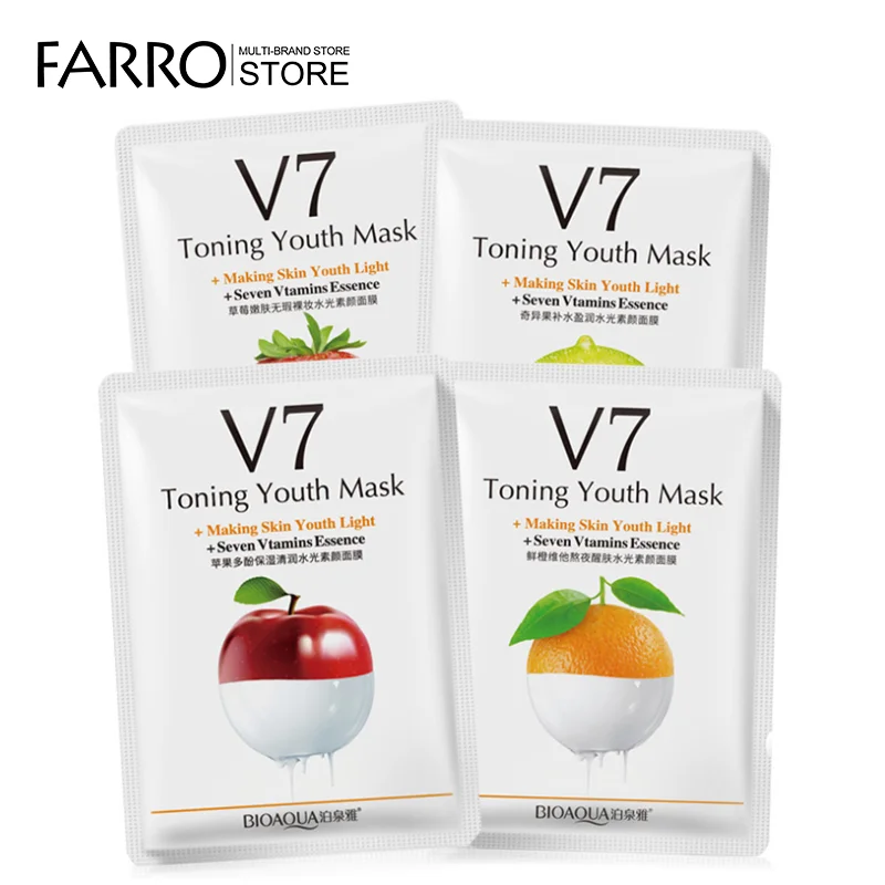 BIOAQUA 5Pcs Vitamin C Deep Moisturing Hydrating Wrapped Face Mask Skin Care Oil Control Whitening Facial Mask
BIOAQUA 5Pcs Vitamin C Deep Moisturing Hydrating Wrapped Face Mask Skin Care Oil Control Whitening Facial Mask