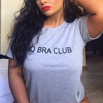 No Bra Club Shirts Streetwear Feminist Tshirt Women Fashion Girl Power Hipster T-shirt Tumblr Short Sleeve Shirts Dropshipping 
No Bra Club Shirts Streetwear Feminist Tshirt Women Fashion Girl Power Hipster T-shirt Tumblr Short Sleeve Shirts Dropshipping