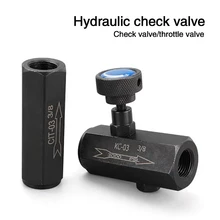 Hydraulic Check Valve CIT-02 CIT-03 CIT-04 CIT-06 KC-02 KC-03 KC-04 Straight Check Oil Pressure Flow Throttling Control Valve
Hydraulic Check Valve CIT-02 CIT-03 CIT-04 CIT-06 KC-02 KC-03 KC-04 Straight Check Oil Pressure Flow Throttling Control Valve