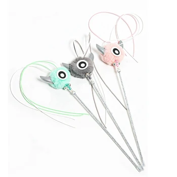 Interactive Cat Teaser Wand Toy With Tassel, Plush Attachment, Bell, Long Stick Kitten Play Supplies1
Interactive Cat Teaser Wand Toy With Tassel, Plush Attachment, Bell, Long Stick Kitten Play Supplies1