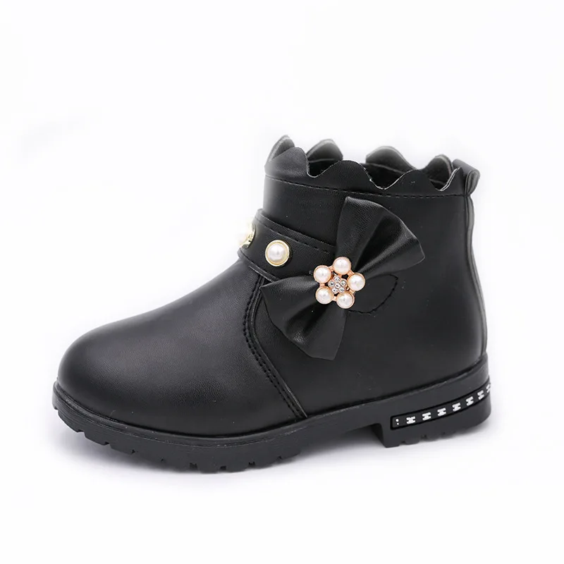 Children Ankle Girls Fashion Bow Pearl Boots Girl Autumn Winter Shoes 2019 New Kids Waterproof Shoes 3 4 5 6 7 8 9 10 11 12 Year
Children Ankle Girls Fashion Bow Pearl Boots Girl Autumn Winter Shoes 2019 New Kids Waterproof Shoes 3 4 5 6 7 8 9 10 11 12 Year