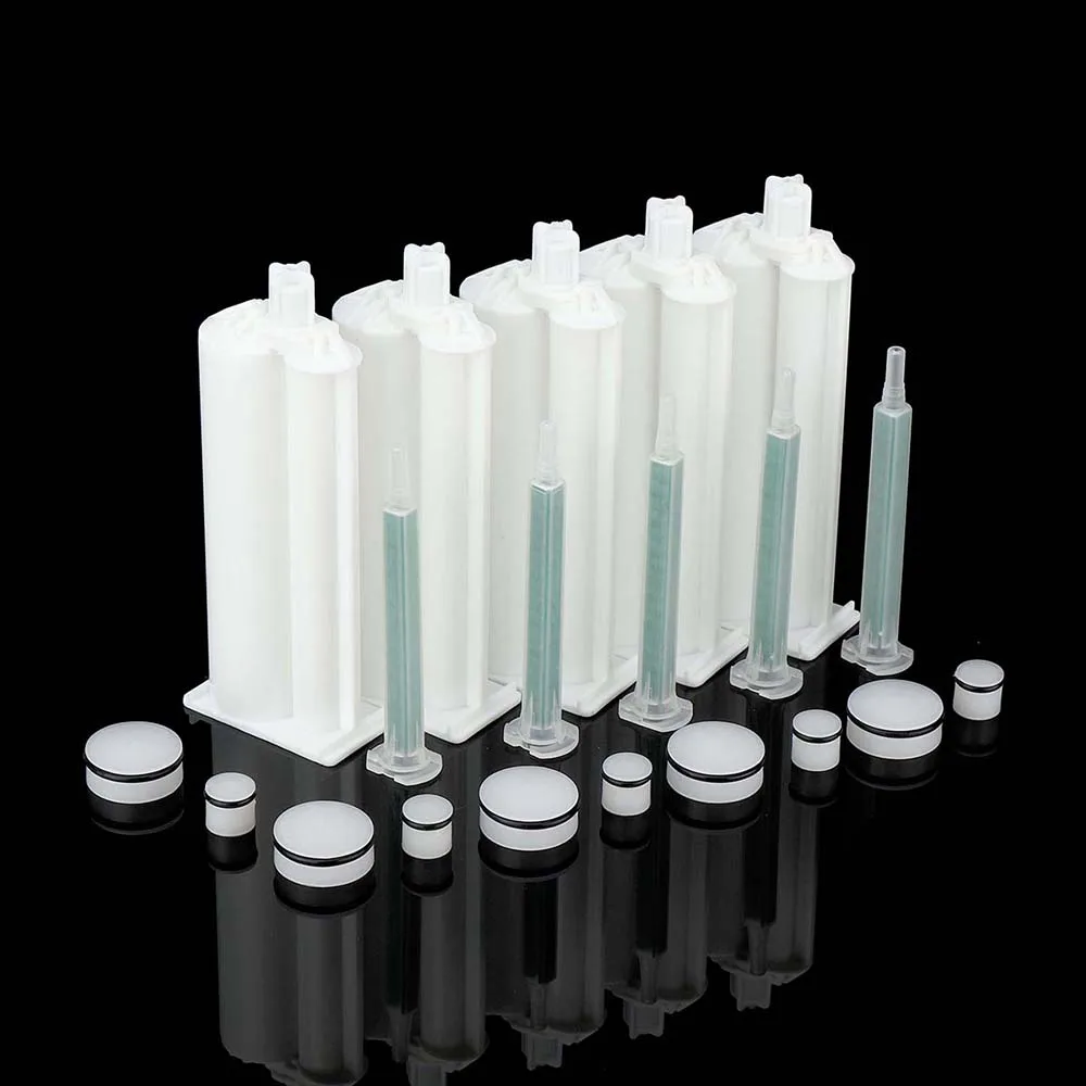5Pcs/Set AB 50ml 4:1 Glue Cartridge Manual Dispense Cartridge Tube Disposable Epoxy Resin Dual Glue Cartridge with Mixing Nozzl
5Pcs/Set AB 50ml 4:1 Glue Cartridge Manual Dispense Cartridge Tube Disposable Epoxy Resin Dual Glue Cartridge with Mixing Nozzl