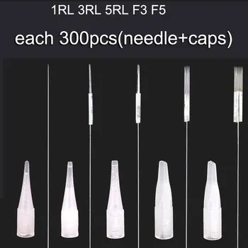 300/each 1R 3R 5R 5F 7F PMU Needles + Needle Tips Disposable Sterilized Professional Tattoo needles for Permanent Makeup Eyebrow
300/each 1R 3R 5R 5F 7F PMU Needles + Needle Tips Disposable Sterilized Professional Tattoo needles for Permanent Makeup Eyebrow