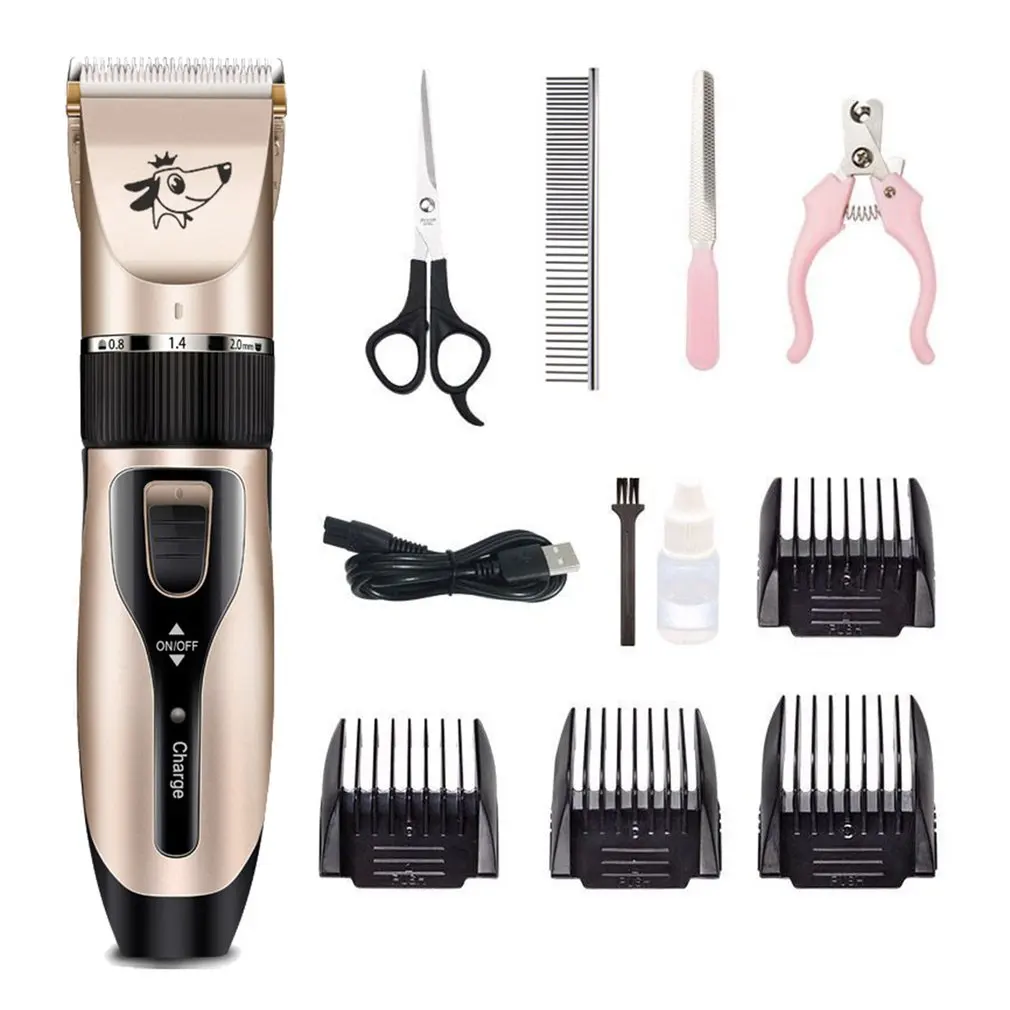 Electrical Pet Clipper Professional Grooming Kit Rechargeable Pet Cat Dog Hair Trimmer Shaver Set Animals Hair Cutting Machine
Electrical Pet Clipper Professional Grooming Kit Rechargeable Pet Cat Dog Hair Trimmer Shaver Set Animals Hair Cutting Machine