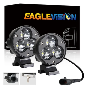 2pcs 3 LED Work Light Motorcycle Headlight Car Offroad Driving Fog Lamps Fog DRL External Daytime Running Lights
2pcs 3 LED Work Light Motorcycle Headlight Car Offroad Driving Fog Lamps Fog DRL External Daytime Running Lights