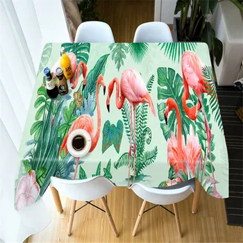 3D Flamingo and Tropical Leaves Pattern Tablecloth Dustproof Washable Cloth Thicken Cotton Rectangular and Round Table Cloth
3D Flamingo and Tropical Leaves Pattern Tablecloth Dustproof Washable Cloth Thicken Cotton Rectangular and Round Table Cloth