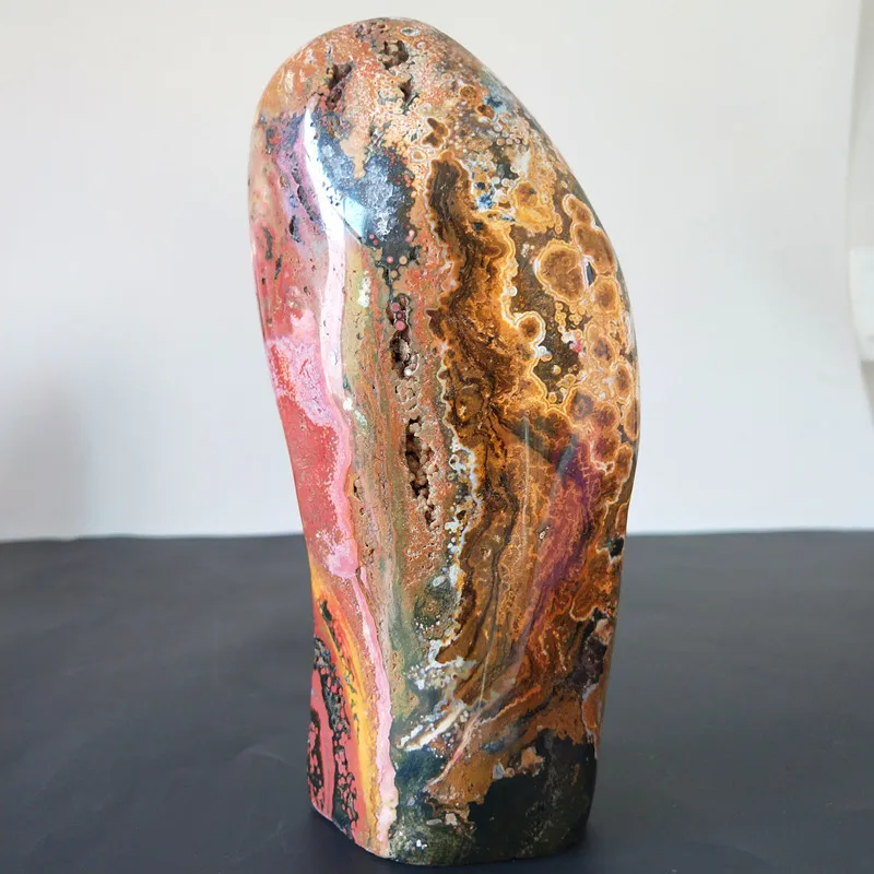 Natural sea jasper stone sea gem feng shui decoration beautiful home decoration desk display
Natural sea jasper stone sea gem feng shui decoration beautiful home decoration desk display