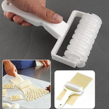 Professional Pull Net Cookie Pie Cutter Pizza Knife Wheel Pasta Lattice Roller Embossing Dough Tools Kitchen Gadgets Magic Maker
Professional Pull Net Cookie Pie Cutter Pizza Knife Wheel Pasta Lattice Roller Embossing Dough Tools Kitchen Gadgets Magic Maker