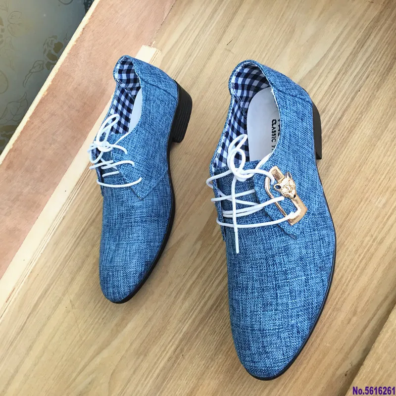 

2018 New Fashion Spring Autumn Men Casual Shoes Men Cavans Shoes Lace-up Pointed Toe Business Male British Style Shoes