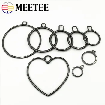 Meetee 5/10pcs ID1.6-6cm Metal Zipper Puller Round Heart Handle Luggage Zipper Slider Pendant Pull DIY Bag Hardware Decoration 
Meetee 5/10pcs ID1.6-6cm Metal Zipper Puller Round Heart Handle Luggage Zipper Slider Pendant Pull DIY Bag Hardware Decoration