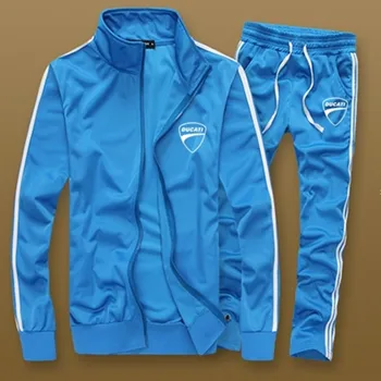 New Brand Ducati Car LOGO Autumn Winter Mens Stand collar Jacket Thicken Sportswear Zipper Sweatshirts+Pants Set Fast delivery 
New Brand Ducati Car LOGO Autumn Winter Mens Stand collar Jacket Thicken Sportswear Zipper Sweatshirts+Pants Set Fast delivery