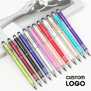 Custom Logo Metal Touch Screen Stylus Engravable Text Color Ballpoint Pens Signature Pens Student Gifts Office School Supplies
Custom Logo Metal Touch Screen Stylus Engravable Text Color Ballpoint Pens Signature Pens Student Gifts Office School Supplies