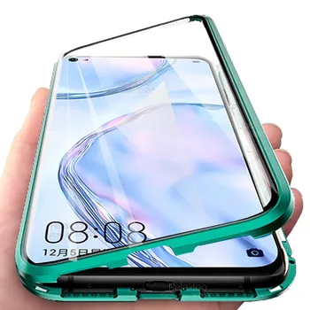 360° Full Cover Magnetic case For huawei p40 lite Double-sided tempered Glass on hauwei huawey p 40 light p30 pro bumper coque
360° Full Cover Magnetic case For huawei p40 lite Double-sided tempered Glass on hauwei huawey p 40 light p30 pro bumper coque