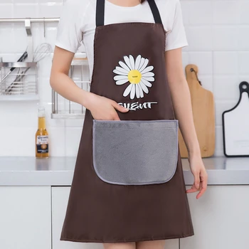 Hand Erasable Apron For Women Abrasion Hand Apron Daisy Pattern Waterproof And Oil-Proof Apron Kitchen Cleaning Accessories
Hand Erasable Apron For Women Abrasion Hand Apron Daisy Pattern Waterproof And Oil-Proof Apron Kitchen Cleaning Accessories