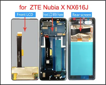 6.26" Original LCD Display for ZTE Nubia X 5G NX616J LCD Display Touch Screen Front / Rear LCD Display Replacement + Frame
6.26" Original LCD Display for ZTE Nubia X 5G NX616J LCD Display Touch Screen Front / Rear LCD Display Replacement + Frame