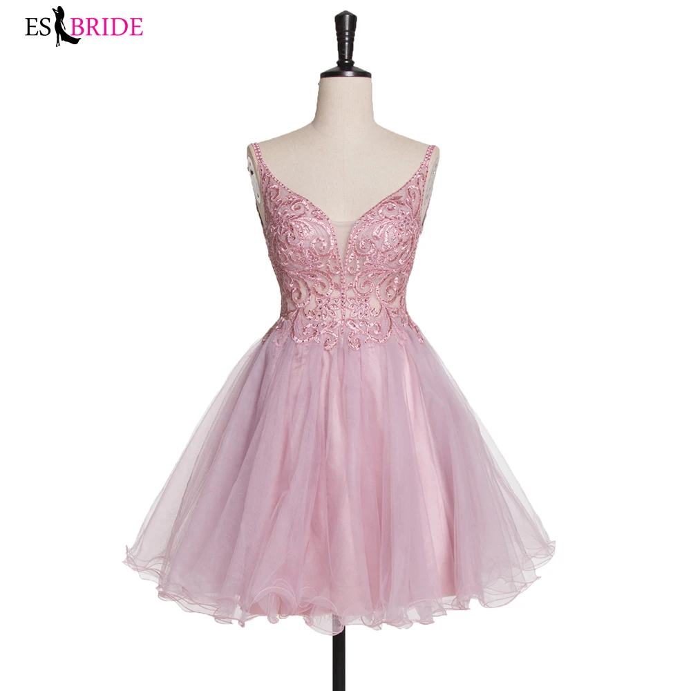 ES2754 Real Picture Prom dress Elegant deep pink Robe De Soiree 2019 New Prom Gown Plus Size short Evening Dresses Party
ES2754 Real Picture Prom dress Elegant deep pink Robe De Soiree 2019 New Prom Gown Plus Size short Evening Dresses Party