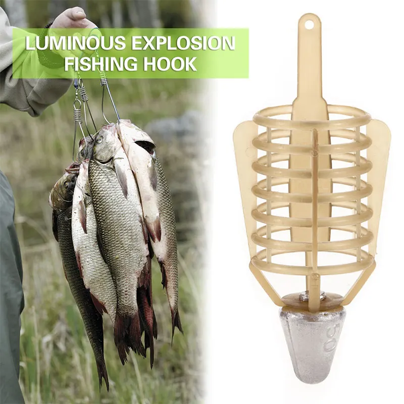 Feeding Fish Nesting Device Fishing Lure Cage Portable Practical Khaki Lead Bait Trap Basket Holder Feeder Stringer Lures
Feeding Fish Nesting Device Fishing Lure Cage Portable Practical Khaki Lead Bait Trap Basket Holder Feeder Stringer Lures