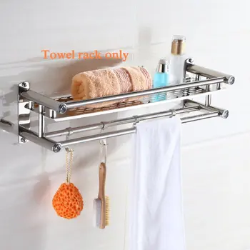 Stainless Steel Toilet Bathroom Washroom Towel Rack Holder Wall Mounted Space-saving For Daily Use Storage Soap Sponge Holder
Stainless Steel Toilet Bathroom Washroom Towel Rack Holder Wall Mounted Space-saving For Daily Use Storage Soap Sponge Holder
