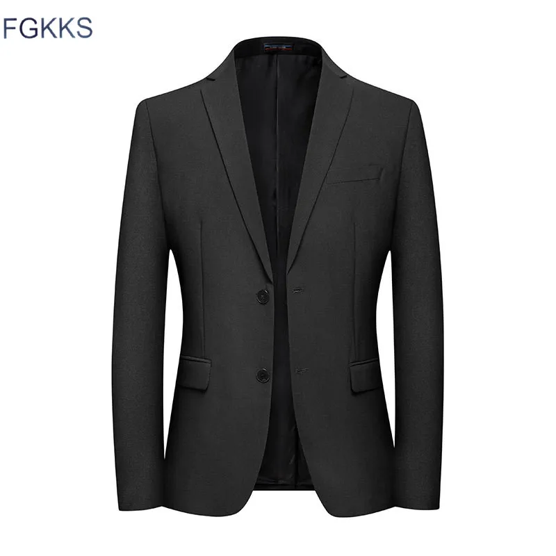 FGKKS Fashion Men Suit Business Style Casual Slim Fit Male Blazer Autumn Solid Color Men's Retro Long Sleeve Suit Jaket
FGKKS Fashion Men Suit Business Style Casual Slim Fit Male Blazer Autumn Solid Color Men's Retro Long Sleeve Suit Jaket