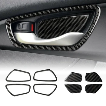 8Pcs Carbon Fiber Door Handle Bowl Decor Cover Trim For Honda Civic 10th 2016-19 Door Handle Bowl Decor Cover Trim
8Pcs Carbon Fiber Door Handle Bowl Decor Cover Trim For Honda Civic 10th 2016-19 Door Handle Bowl Decor Cover Trim