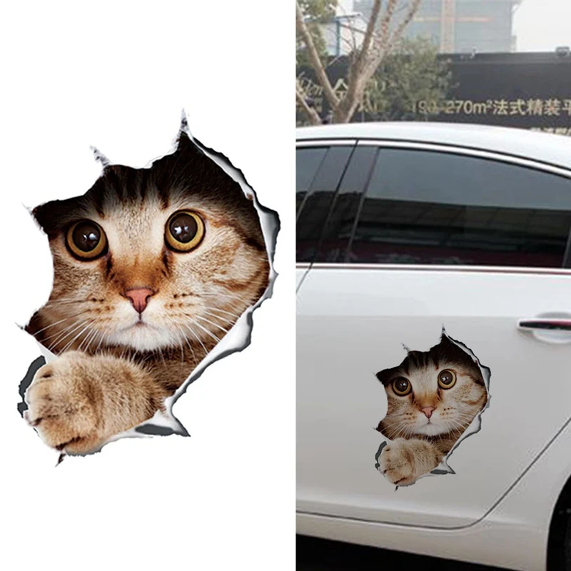 For universal Car 3D Stereo Anime Funny Creative Personality Kitten Simulation Auto Sticker Car Styling 13*18CM
For universal Car 3D Stereo Anime Funny Creative Personality Kitten Simulation Auto Sticker Car Styling 13*18CM