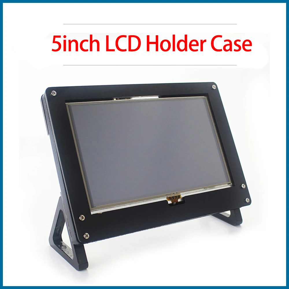 S ROBOT 5-inch Screen Protective CaseBlack White LCD Stand Bracket for Raspberry Pi for Raspberry Pi 3 Model B Plus RPI173
S ROBOT 5-inch Screen Protective CaseBlack White LCD Stand Bracket for Raspberry Pi for Raspberry Pi 3 Model B Plus RPI173