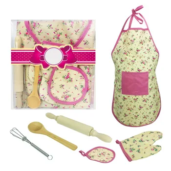 Kids Girls Kitchen Apron Toys Cooking Cookware Baking Chef Role Play with Apron For Women Cooking Baking Home Cleaning Tools Toy
Kids Girls Kitchen Apron Toys Cooking Cookware Baking Chef Role Play with Apron For Women Cooking Baking Home Cleaning Tools Toy