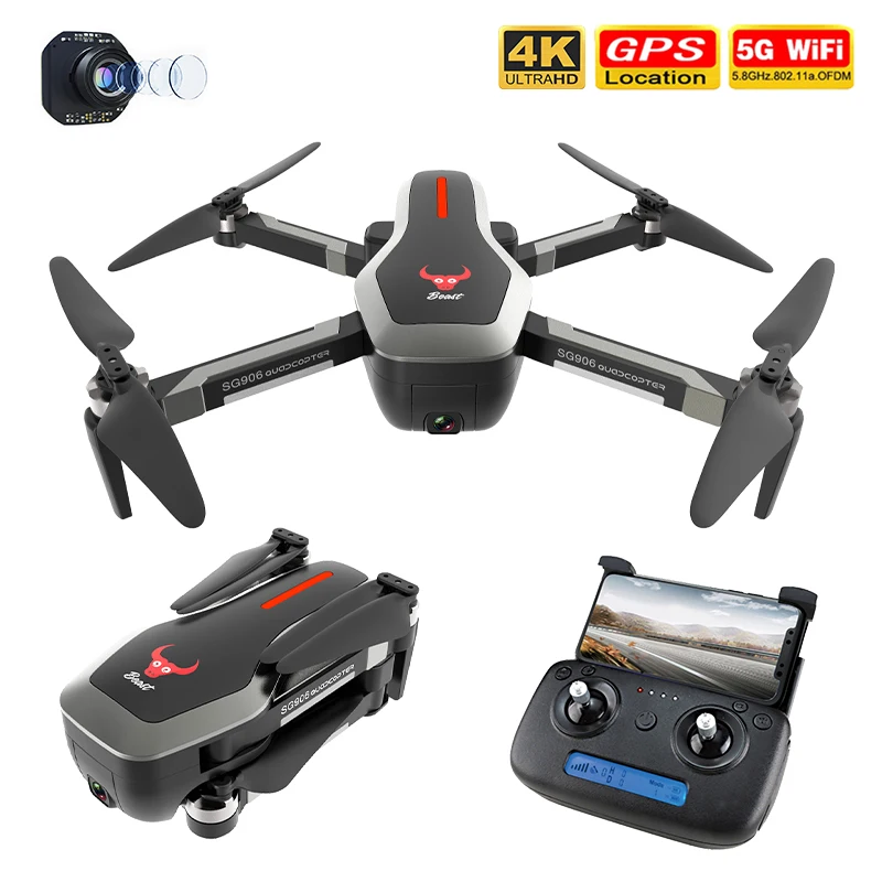 SG906 GPS RC Drone 5G WiFi FPV 4K Camera Drone Profesional Brushless 800M Flight 26Min Foldable Quadcopter RC Dron VS SG906 Pro
SG906 GPS RC Drone 5G WiFi FPV 4K Camera Drone Profesional Brushless 800M Flight 26Min Foldable Quadcopter RC Dron VS SG906 Pro