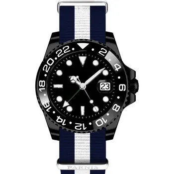 Solid Parnis 40mm black sterile dial luminous marks pvd coated case sapphire GMT function automatic movement men's watch
Solid Parnis 40mm black sterile dial luminous marks pvd coated case sapphire GMT function automatic movement men's watch