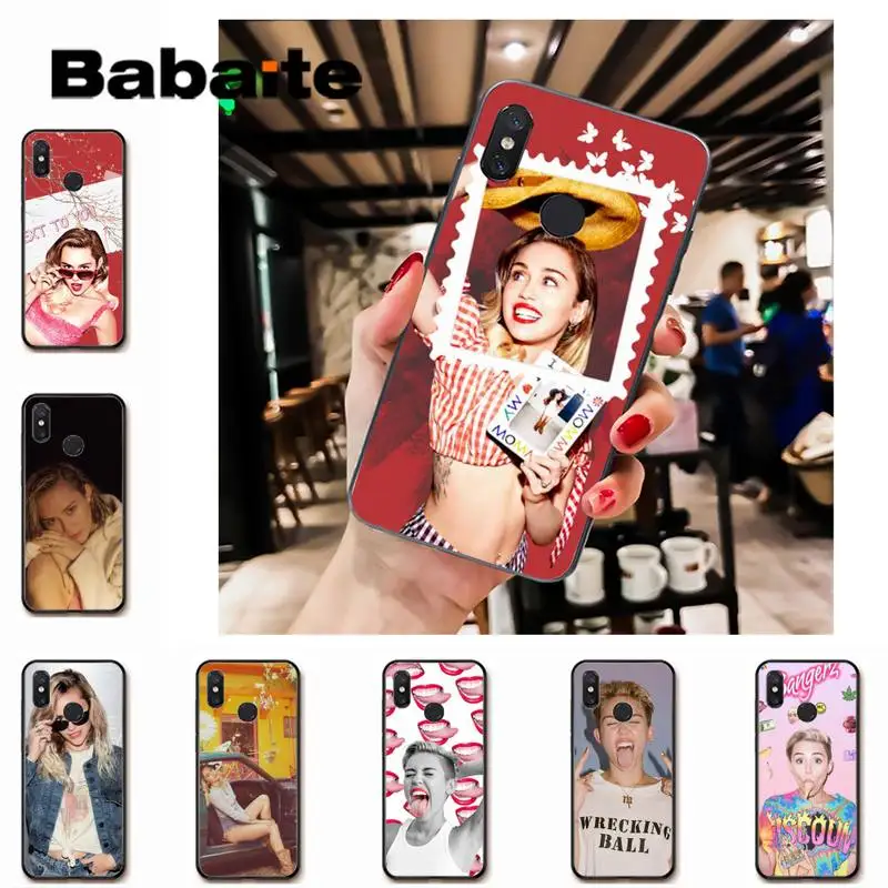 Роскошный Уникальный чехол Babaite Miley Cyrus для телефона Redmi note8Pro note5 note7 note 8t 9 note9s note9pro