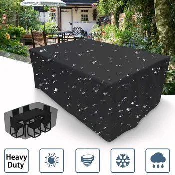 Large Waterproof Garden Patio Furniture Cover Set Table Cube Outdoor Tablecloth Dustproof Anti Sun Rectangle Round
Large Waterproof Garden Patio Furniture Cover Set Table Cube Outdoor Tablecloth Dustproof Anti Sun Rectangle Round