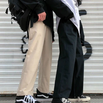 Pants Women Korean Style All-match Leisure Daily New Womens Solid Ankle-length Loose BF Cargo Trousers Ulzzang Harajuku Simple 
Pants Women Korean Style All-match Leisure Daily New Womens Solid Ankle-length Loose BF Cargo Trousers Ulzzang Harajuku Simple