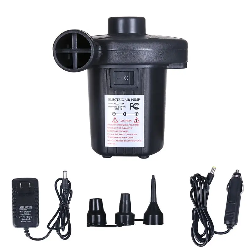 US Plug Car Inflatable Electric Air Pump with Nozzles for Mattress Electropump A5YD
US Plug Car Inflatable Electric Air Pump with Nozzles for Mattress Electropump A5YD