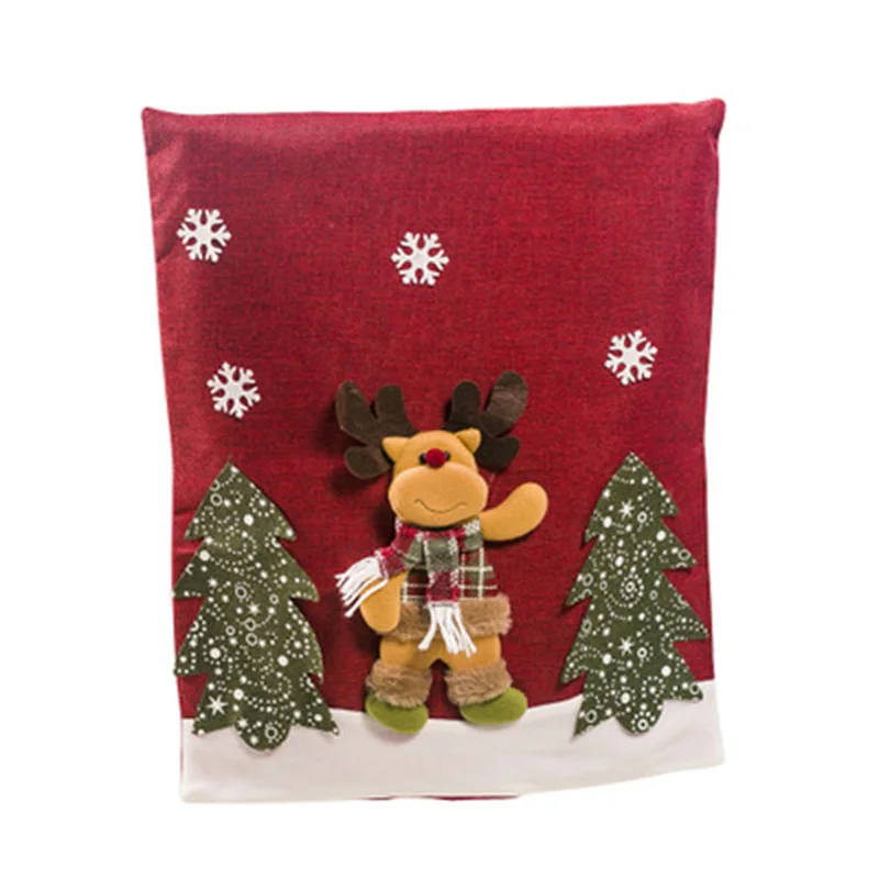 Cloth Chair Cover Santa Claus Creative Snowman Elk Hand-made Decoration Home Garden Supplies 
Cloth Chair Cover Santa Claus Creative Snowman Elk Hand-made Decoration Home Garden Supplies