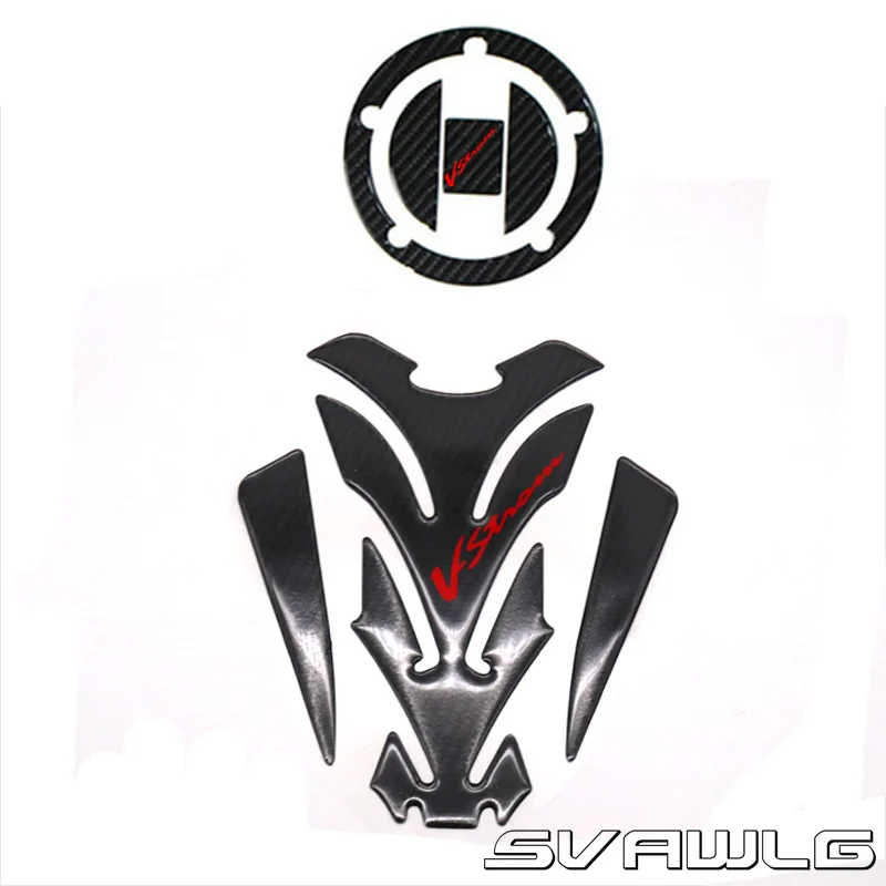 Для Suzuki V-Strom 650 DL650 DL1000 DL 1000 Real Carbon Fiber Tank Gas Cap Топливный наполнитель накладка