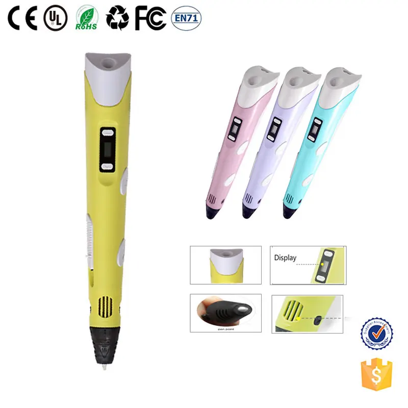 Second Generation 3D Printing Pen For Children Drawing Graffiti Screen Display Printing Pens Kids DIY Handmade Crafts Toy Gifts
Second Generation 3D Printing Pen For Children Drawing Graffiti Screen Display Printing Pens Kids DIY Handmade Crafts Toy Gifts