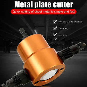 Double Headed Sheet Metal Drill Attachment Metal Cutter with Extra Punch Perfect for Straight Curve and Circle Cutting
Double Headed Sheet Metal Drill Attachment Metal Cutter with Extra Punch Perfect for Straight Curve and Circle Cutting
