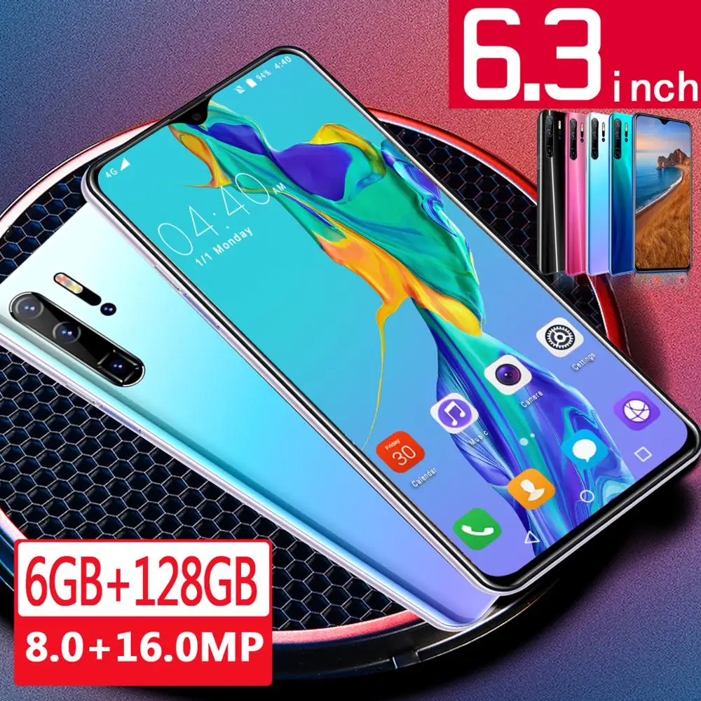 Smartphone p30pro Cellphones 6GB+128GB 10 core Android 9.1 Fingerprint Face Unlock Dual Camera 4G Smart Mobile Cell Phone
Smartphone p30pro Cellphones 6GB+128GB 10 core Android 9.1 Fingerprint Face Unlock Dual Camera 4G Smart Mobile Cell Phone