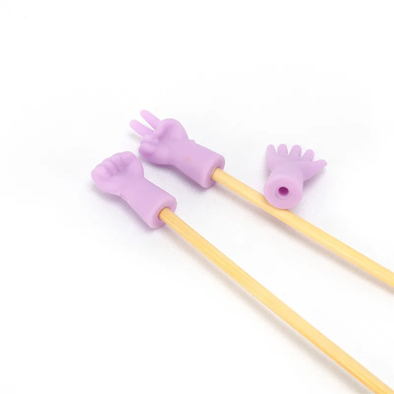 6Pcsbag Knitting Needles Point Protectors Mix Shaped Needle Tip Stopper Cover Accessories for Knitting and Sewing Accessories (13)